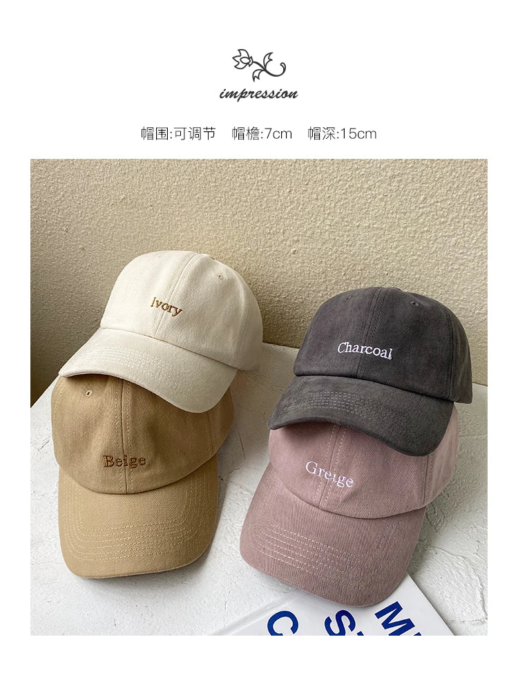 Women's Sports Baseball Hat Men's Thin Korean Version Tide Sun Hat Retro Breathable Baseball Cap Unisex Outdoor Snapback Hat