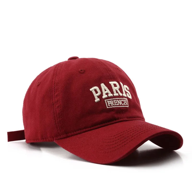 PARIS letter baseball cap
