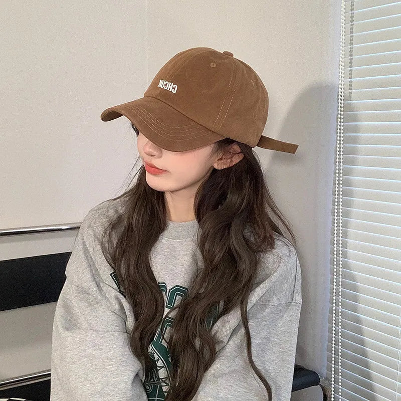 Women's Sports Baseball Hat  Men's Thin Korean Version Tide Sun Hat Retro Breathable Baseball Cap Unisex Outdoor Snapback Hat