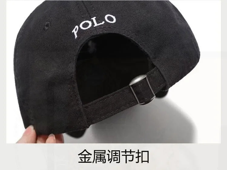 Unisex Baseball Cap Fashion Women's Hats Cotton Dad Polo Embroidery Cap Casual Men's Baseball Caps Soft Breathable Golf Sun Cap