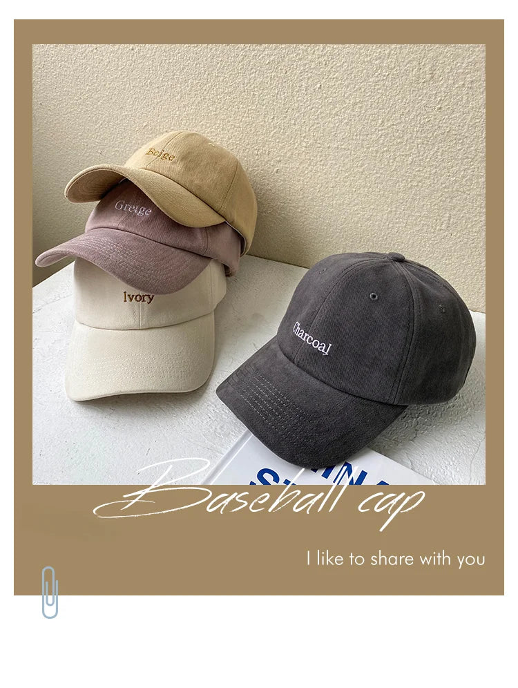 Women's Sports Baseball Hat  Men's Thin Korean Version Tide Sun Hat Retro Breathable Baseball Cap Unisex Outdoor Snapback Hat