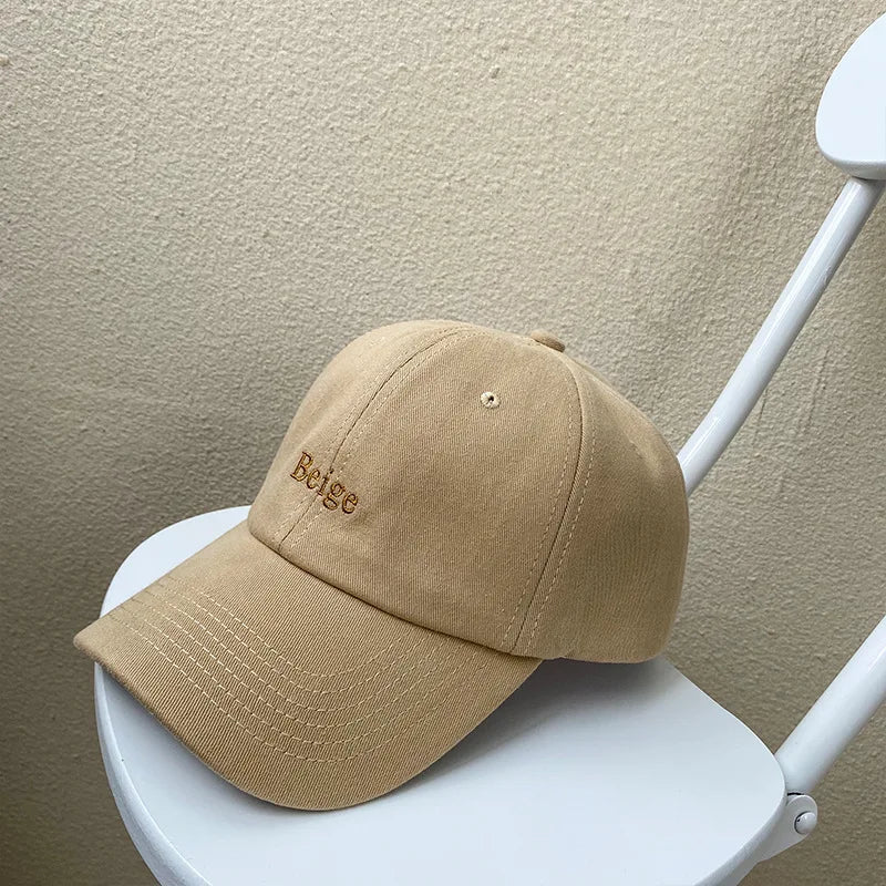 Women's Sports Baseball Hat  Men's Thin Korean Version Tide Sun Hat Retro Breathable Baseball Cap Unisex Outdoor Snapback Hat